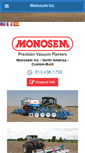 Mobile Screenshot of monosem-inc.com
